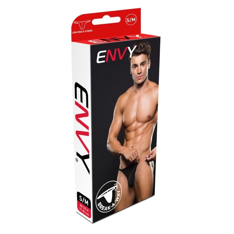 Стрінги чоловічі Envy Menswear на магнітах, чорні, S-M - Зображення 2
