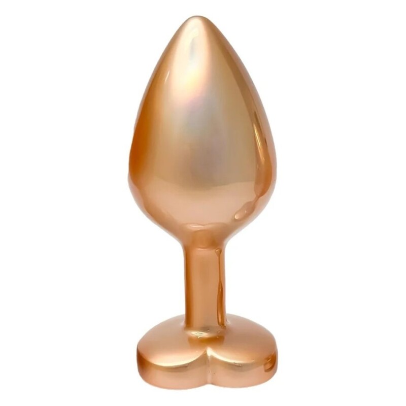 Анальна пробка Dreamtoys Gleaming Love Pearl S, золота, 7.1 х 2.7 см - Изображение 5