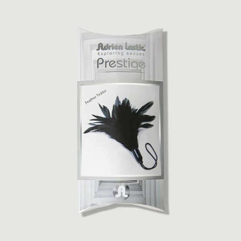 Пiр`я для лоскотання Adrien Lastic Prestige чорне, 15 см - Зображення 1