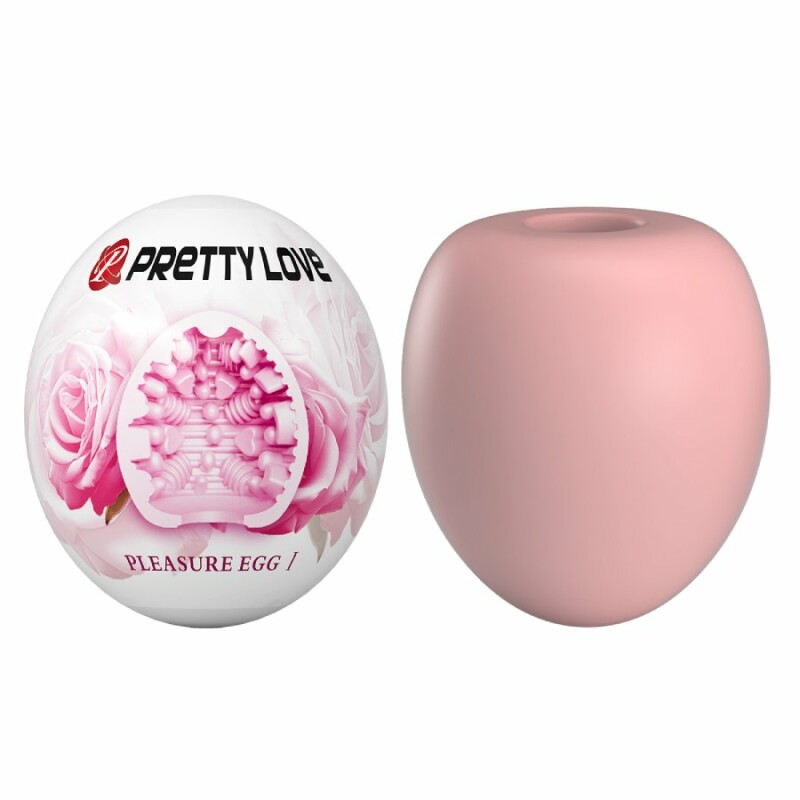 Мастурбатор яйце Pretty Love Pleasure Egg рожевий, 5.5 х 5 см - Изображение 1