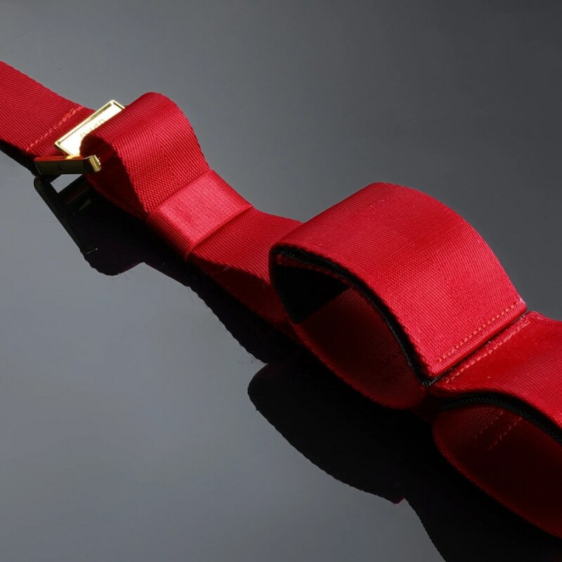 Набір для бондажу Upko Bowknot Hogtie Portable Bondage Gear з бантиками, червоний - Изображение 2