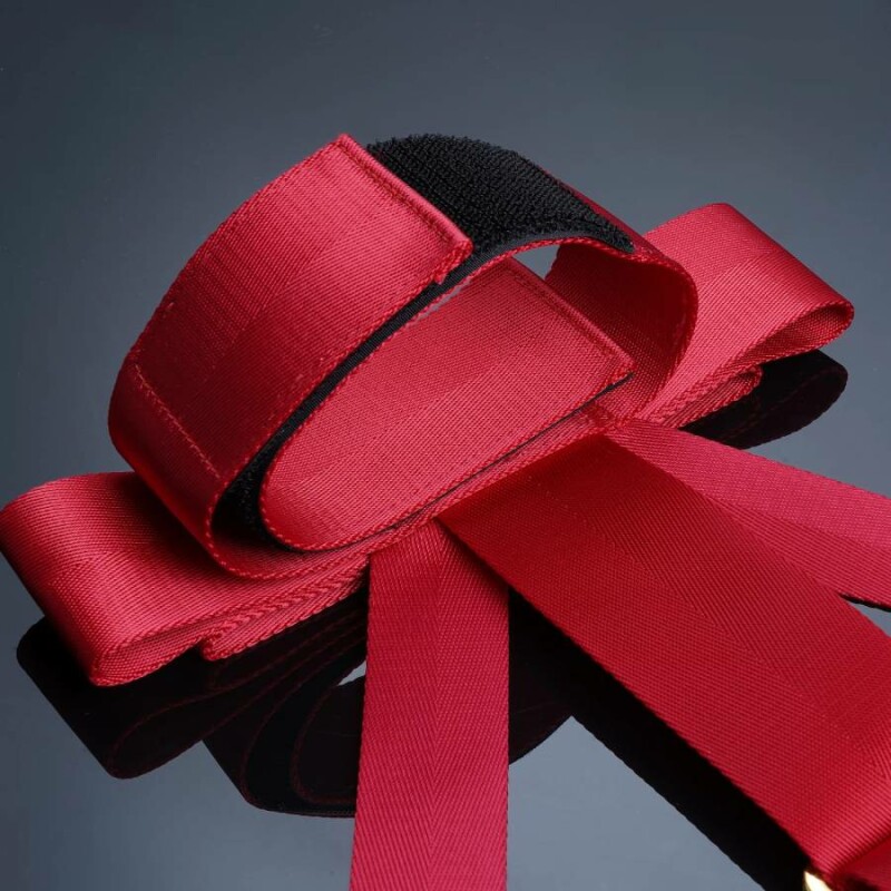 Система фіксації на кровать UPKO Bowknot Bed Restraint Straps з бантиками, червона - Изображение 2