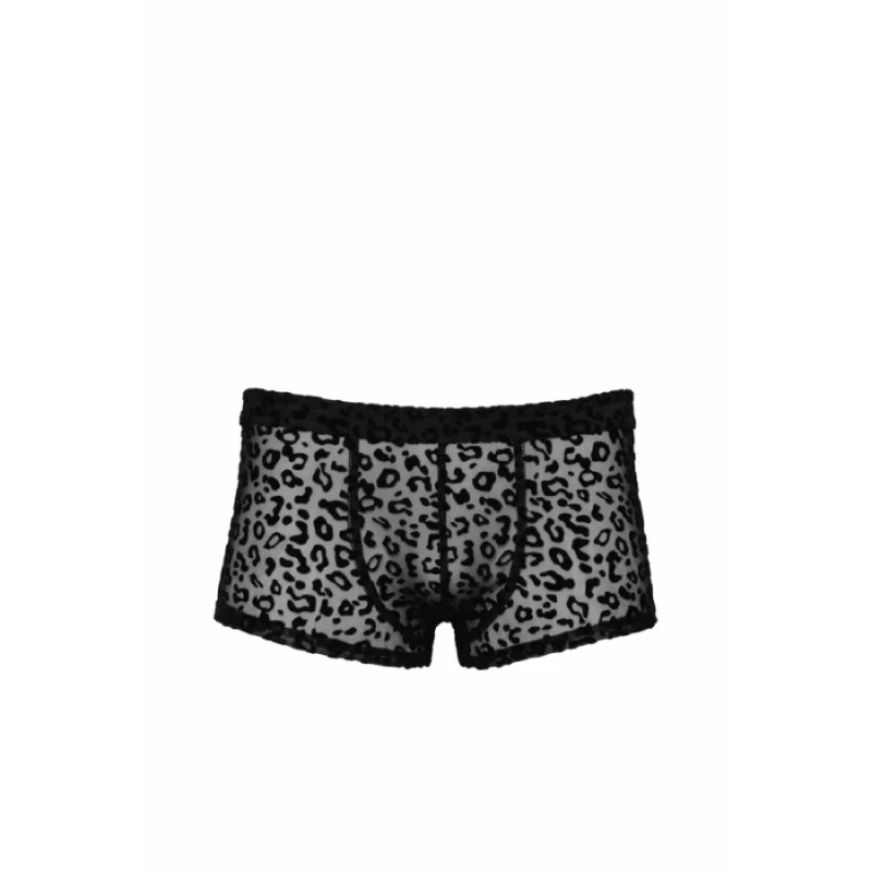 Шорти чоловічі Noir Handmade з флоковим покриттям, леопардові, S - Изображение 2