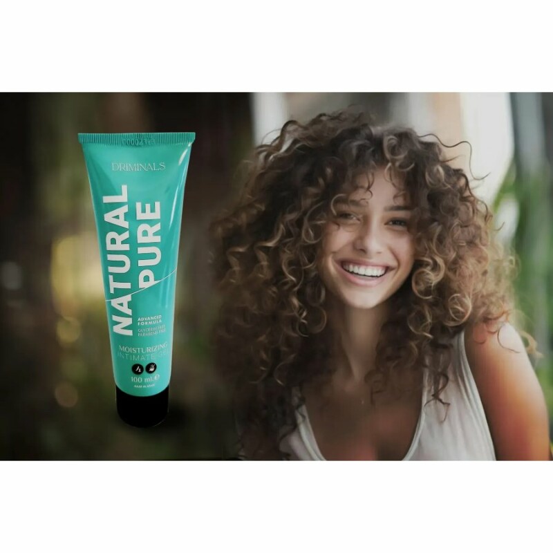 Лубрикант для чутливої шкіри Driminals Natural Pure на водній основі, 100 мл - Изображение 1