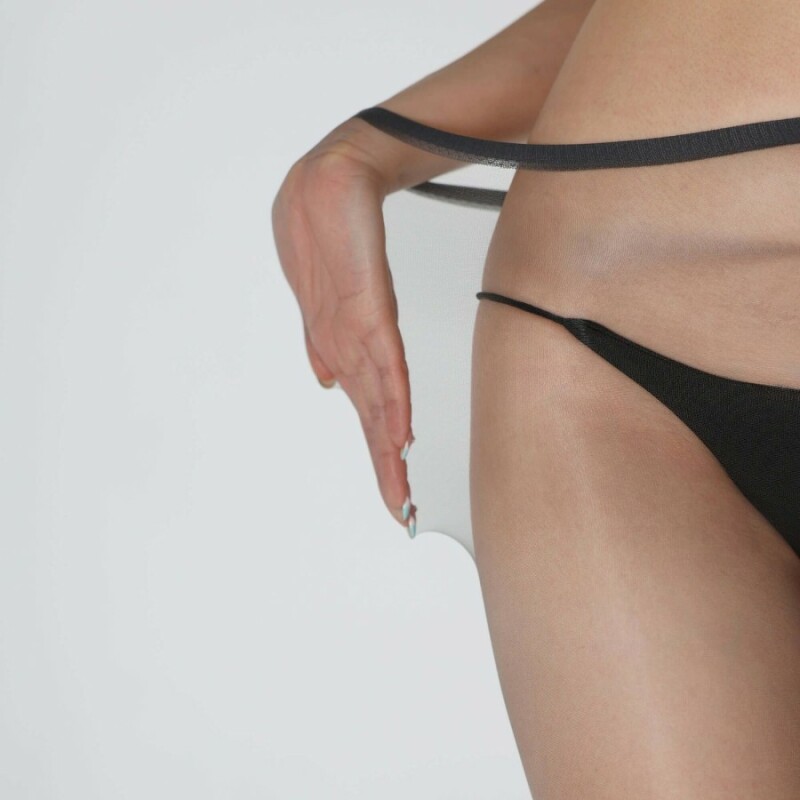 Колготи для БДСМ що легко рвуться, UPKO Tearable ультратонкі, бежеві, One Size - Изображение 1