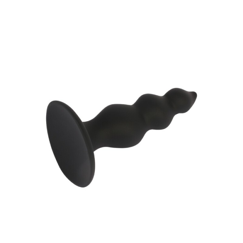 Анальна пробка Chisa Control Stuffer, чорна, 14.8 х 4 см - Зображення 3