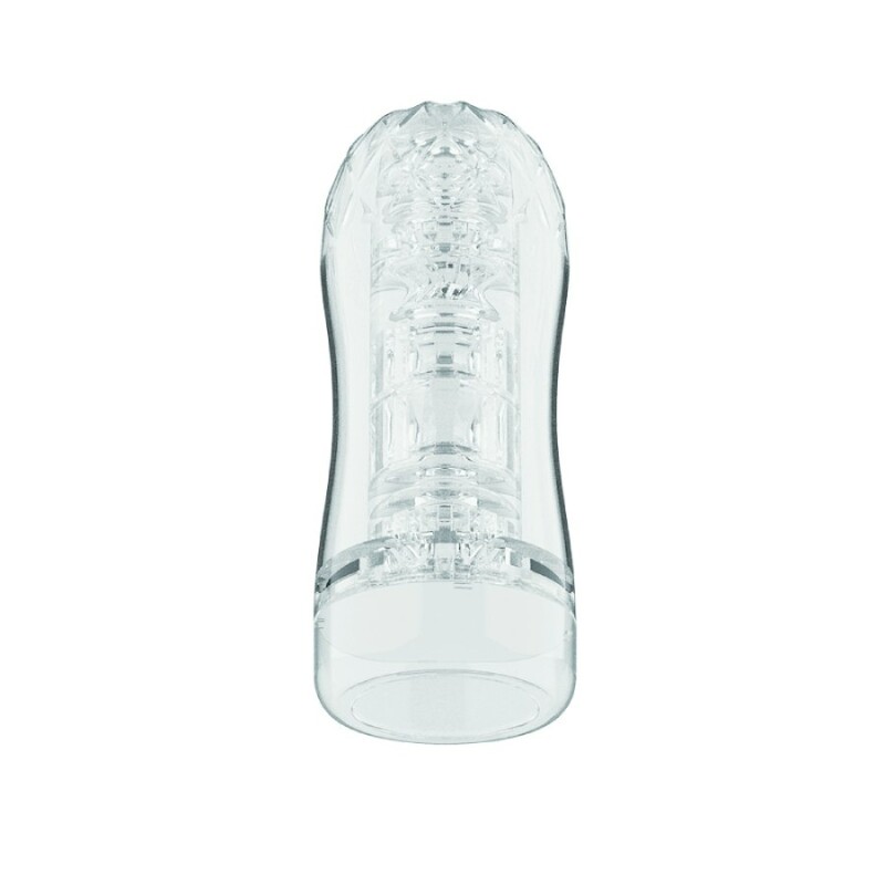 Мастурбатор Chisa Quickshot Portable Cup Peak прозорий, 17 х 7 см - Изображение 1