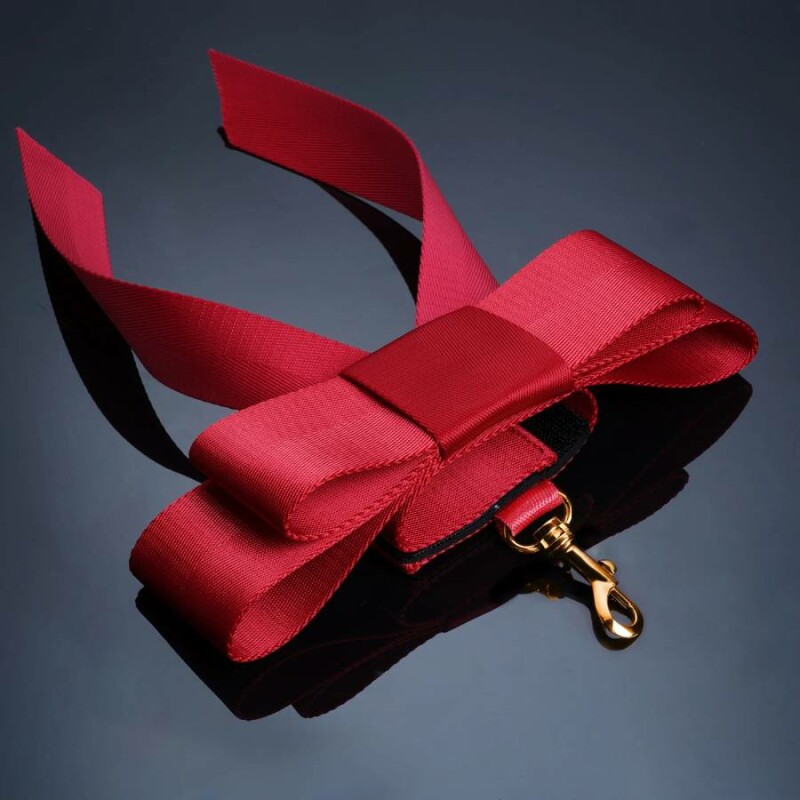 Система фіксації на кровать UPKO Bowknot Bed Restraint Straps з бантиками, червона - Изображение 3