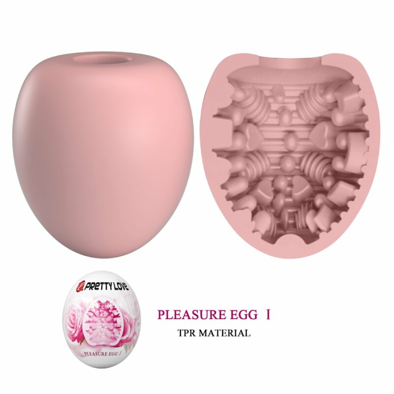 Мастурбатор яйце Pretty Love Pleasure Egg рожевий, 5.5 х 5 см - Изображение 3