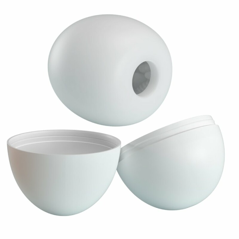 Мастурбатор яйце Pretty Love Pleasure Egg білий, 5.5 х 5 см - Изображение 4
