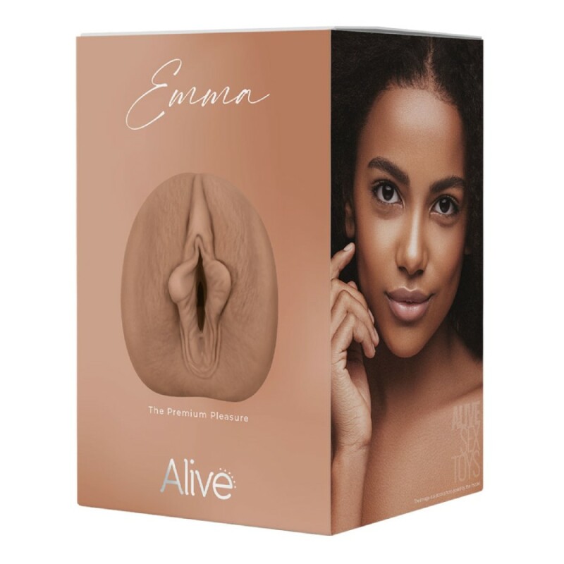 Мастурбатор реалiстичний Alive Emma M вагіна, бежевий, 14.8 х 9 см - Изображение 5