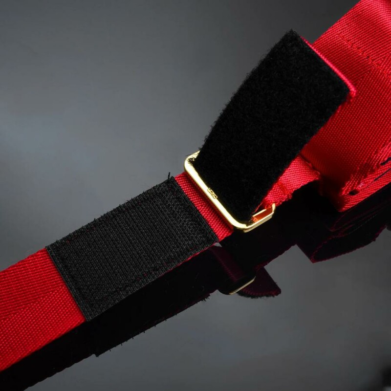 Набір для бондажу Upko Bowknot Hogtie Portable Bondage Gear з бантиками, червоний - Изображение 5