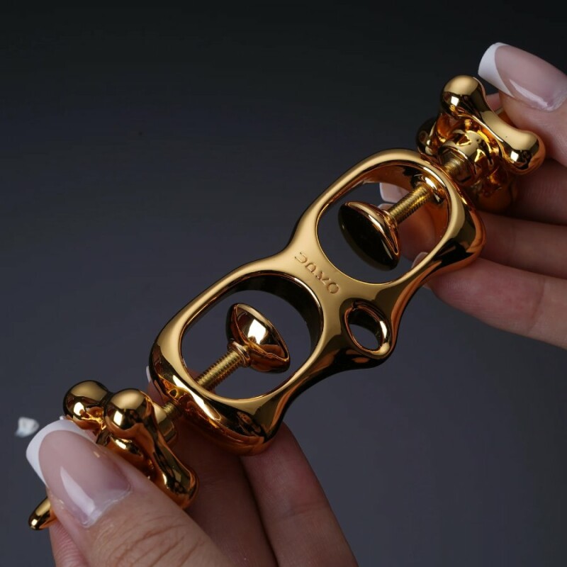 Наручники для великих пальців рук UPKO Thumb Metal Cuffs, золоті - Зображення 6