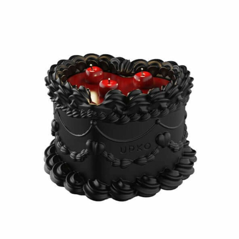 Свічка воскова UPKO, 270 г, Midnight Sweetie низькотемпературна, чорна