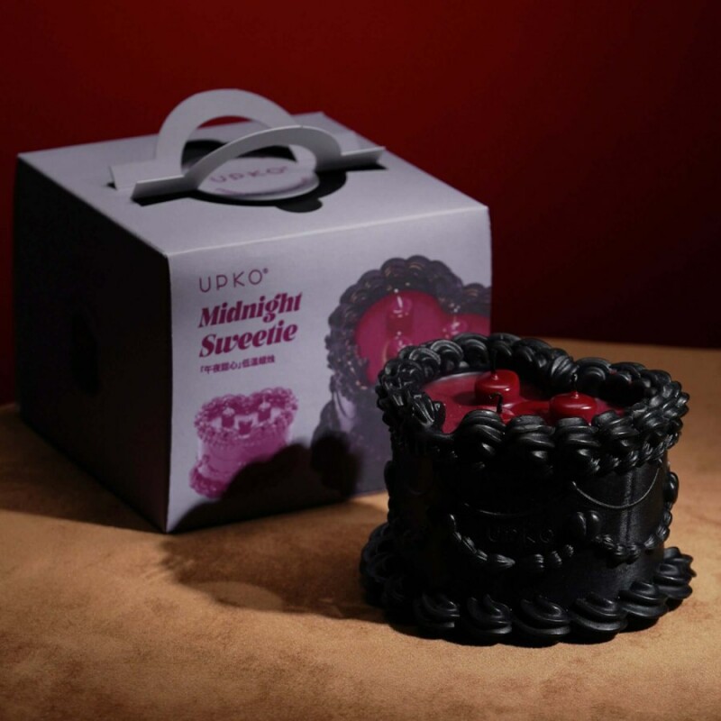 Свічка воскова UPKO, 270 г, Midnight Sweetie низькотемпературна, чорна - Изображение 8