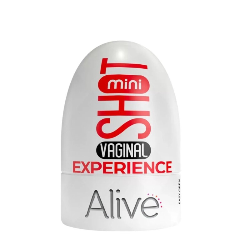 Міні мастурбатор Alive вагіна, бежевий, 8.5 х 5 см