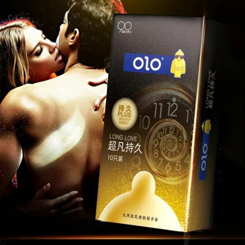 Презервативи OLO Long Love з гіалуроновою кислотою та пролонгатором,10шт/уп - Зображення 1