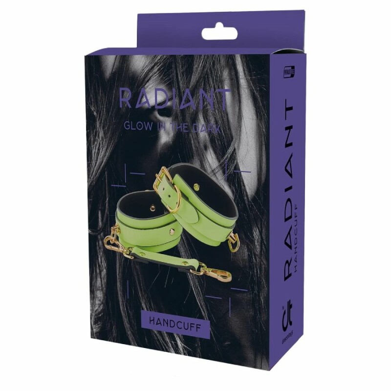 Наручники Dream Toys Radient світяться в темряві, зелені, 74 х 6.8 см - Зображення 1