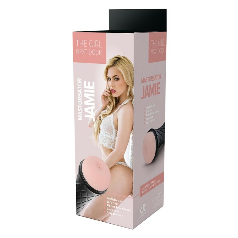 Мастурбатор реалістичний Dreamtoys Jamie анус, бежевий, 22.5 х 8.5 см - Изображение 1