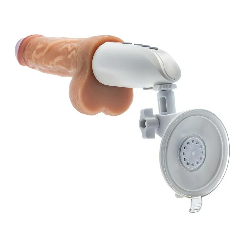 Вібратор реалістичний Blush Dr. Hammer з фрикціями, бежевий, 17.7 х 4.4 см - Изображение 3