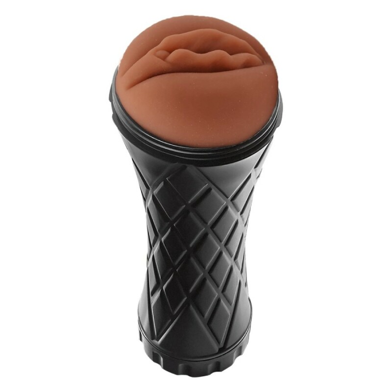 Мастурбатор реалістичний Dreamtoys вагіна, коричневий, 22.5 х 8.5 см - Зображення 3