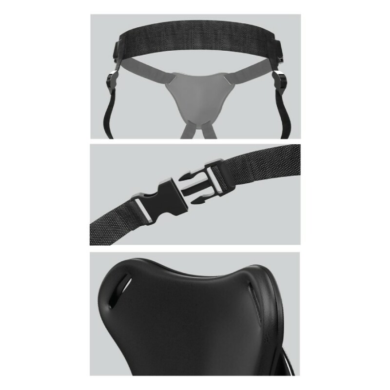 Трусики для страпона Pipedream Original на ремінцях, чорні, 17 см - Изображение 4