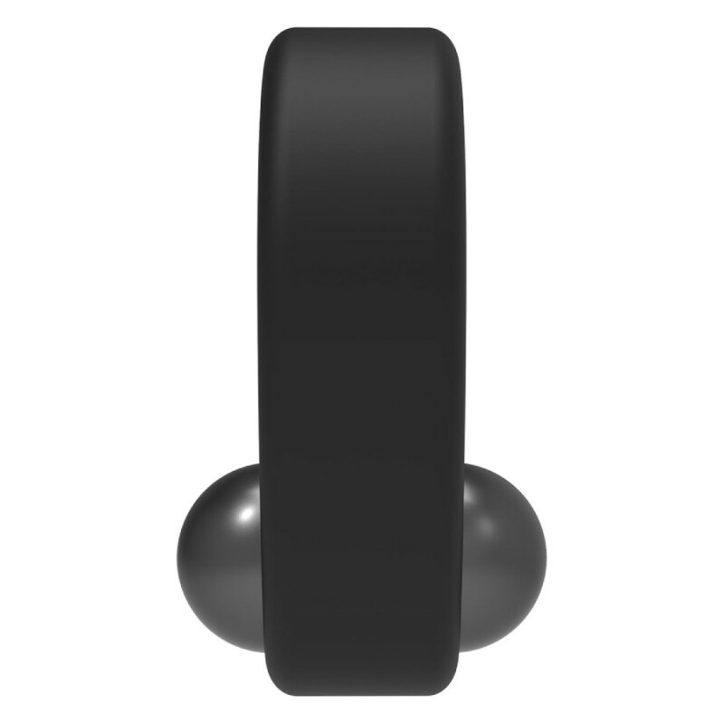Ерекційне кільце Dreamtoys з обтяжувачем, чорне, 6.2 х 3.3 см - Изображение 4