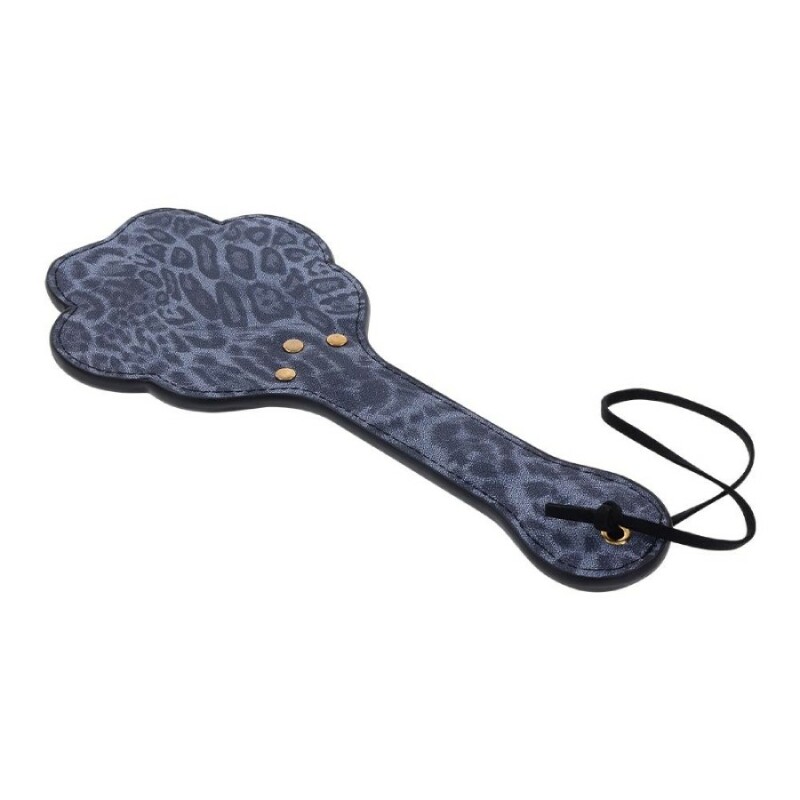 Паддл у формі лапи Sex &amp; Mischief з леопардовим принтом, блакитний, 27.9 х 13 см - Зображення 6