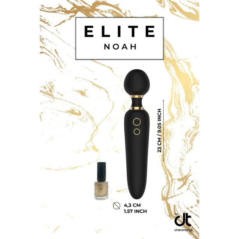 Вібратор-мікрофон Dreamtoys Noah двосторонній, чорний, 23 х 4.5 см - Зображення 6