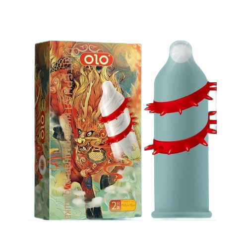 Презерватив з вусиками OLO Kirin Thorn з кулькою, 1 шт - Изображение 7