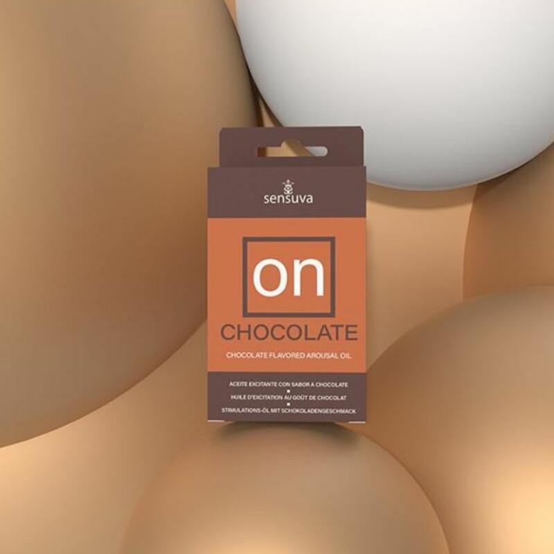 Рідкий вібратор Sensuva On Chocolate Arousal Oil, 5 мл - Зображення 1