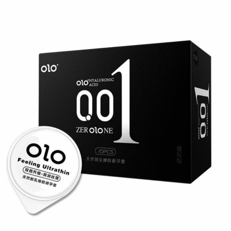 Презервативи ультра тонкі OLO 0.01 мм з гіалуроновою кислотою, 10 шт/уп - Изображение 5