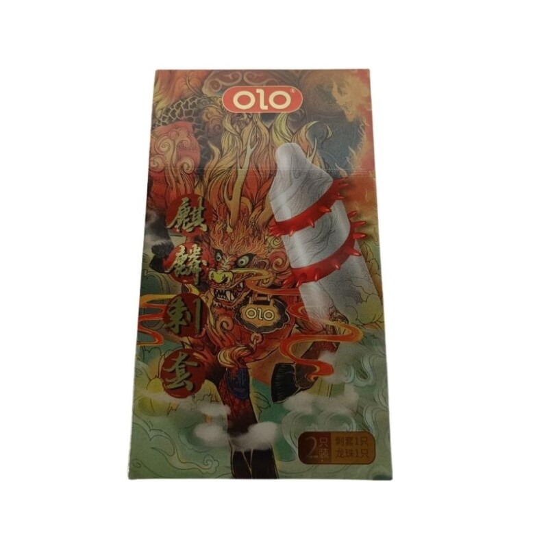 Презерватив з вусиками OLO Kirin Thorn з кулькою, 1 шт - Изображение 8