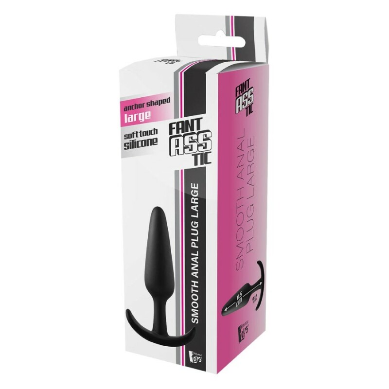 Анальна пробка Dreamtoys Smooth Large чорна, 11.5 х 2.9 см - Изображение 1