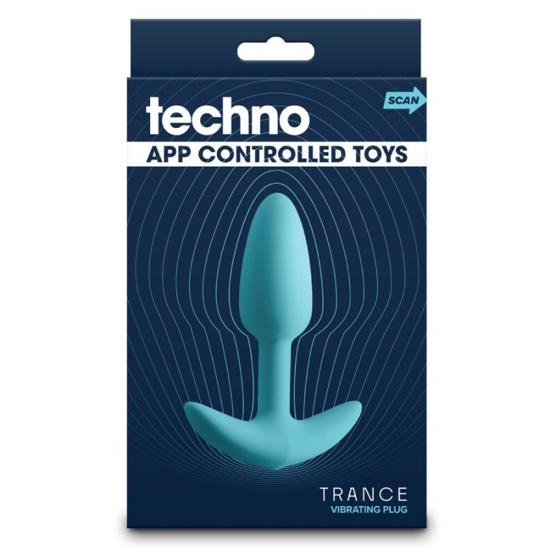 Анальна пробка NS Novelties Trance з керуванням з додатка, блакитна, 10.9 х 2.5 см - Зображення 1