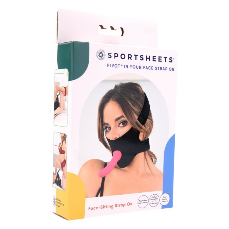 Страпон на голову Sportsheets In Your Face, чорний