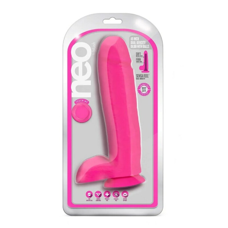 Фалоімітатор реалістичний Blush Neo на присосці, рожевий, 26.6 х 5.5 см - Зображення 1