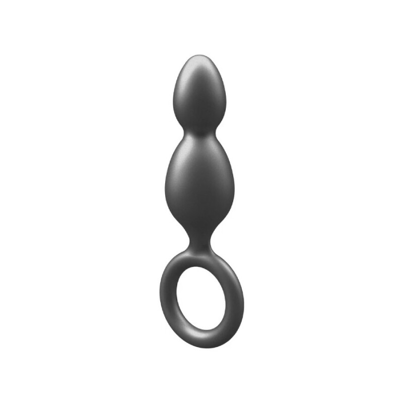 Анальна ялинка Toy Joy The Plugger 2 Balls чорна, 13 х 2.9 см - Изображение 2