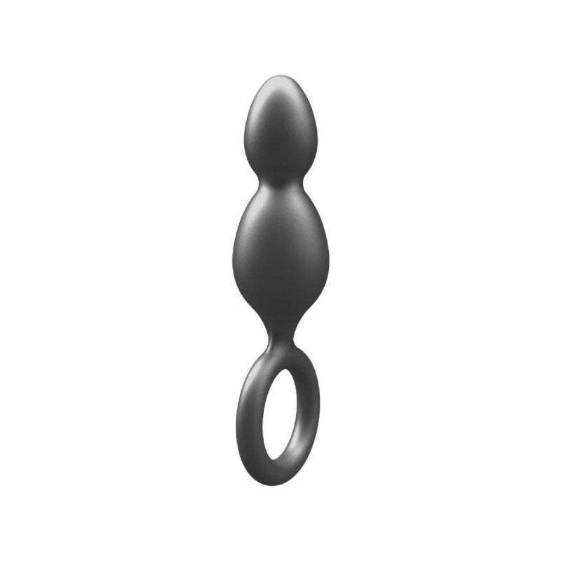 Анальна ялинка Toy Joy The Plugger 2 Balls чорна, 13 х 2.9 см - Изображение 4