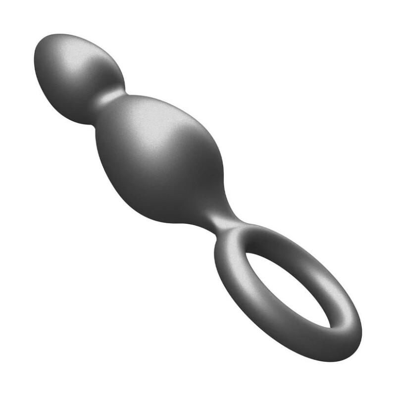 Анальна ялинка Toy Joy The Plugger 2 Balls чорна, 13 х 2.9 см - Изображение 5