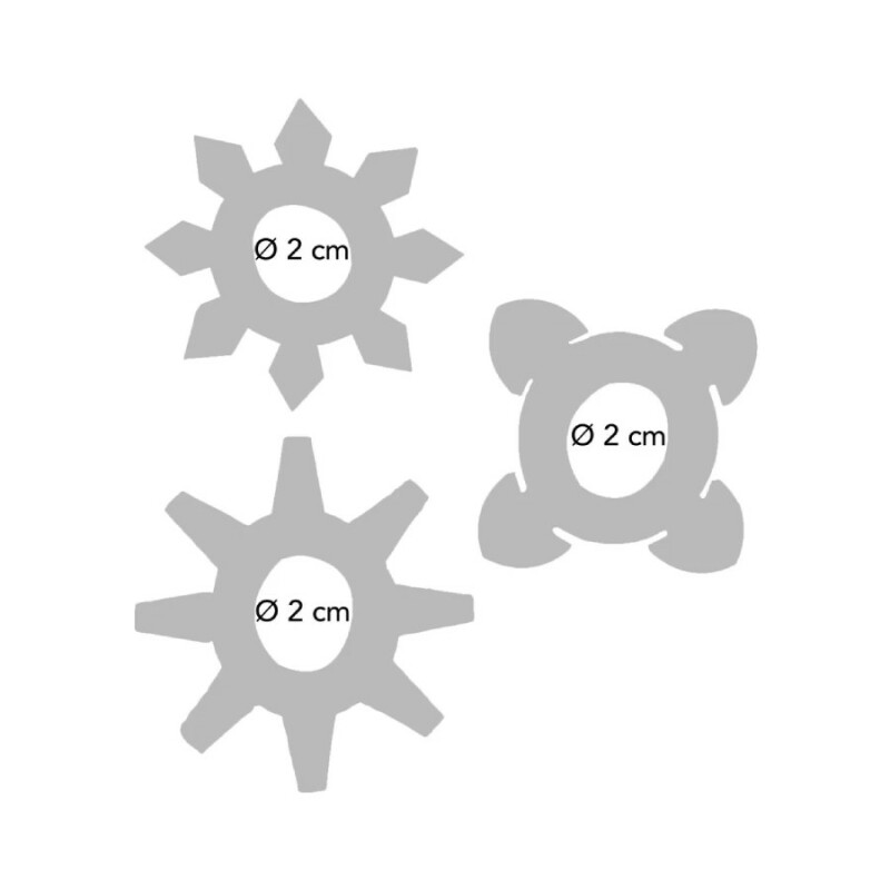 Ерекційні кільця Toy Joy Tickle C-Rings фіолетові, 3 шт - Зображення 2