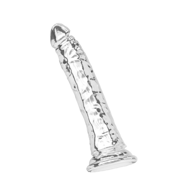 Фалоімітатор реалістичний Toy Joy Clear на присосці, прозорий, 24 х 4.5 см - Изображение 2
