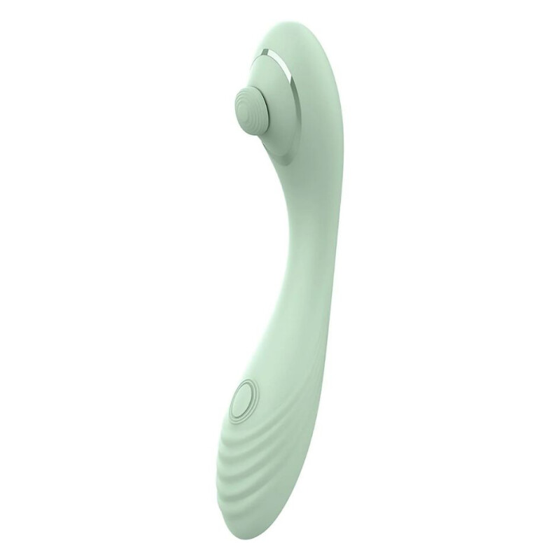 Вібратор з постукуванням Dreamtoys Glam Ultimate Tapping Vibe гнучкий універсальний, м'ятний, 23 х 5.6 х 3.9 см - Зображення 1