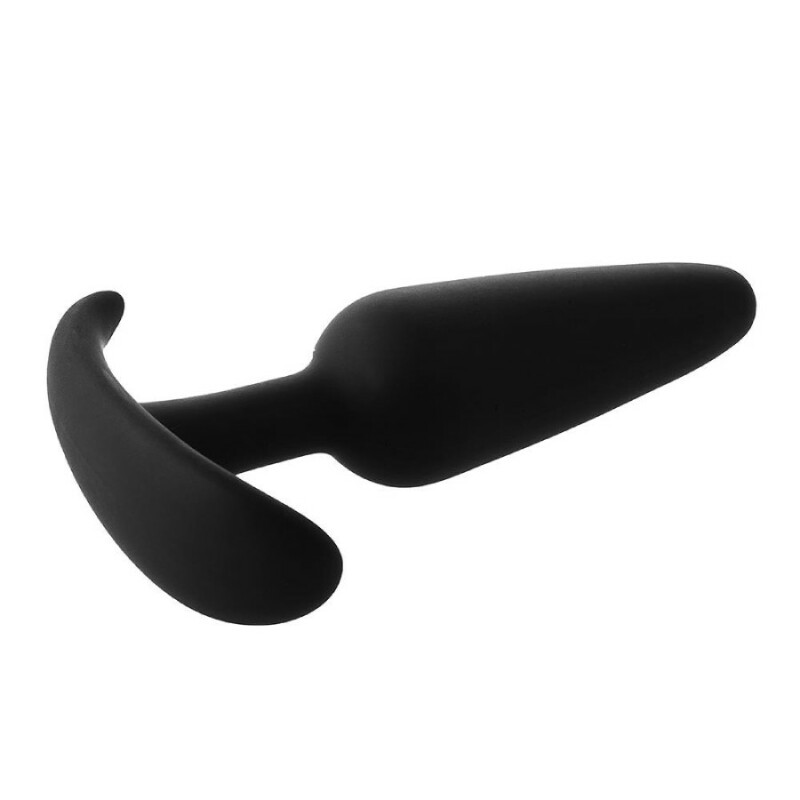 Анальна пробка Dreamtoys Smooth Large чорна, 11.5 х 2.9 см - Изображение 3