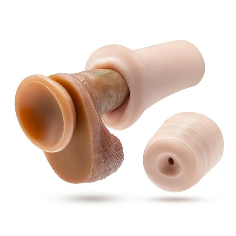 Мастурбатор-рот Blush Candi бежевий, 13.3 х 5 см - Зображення 4