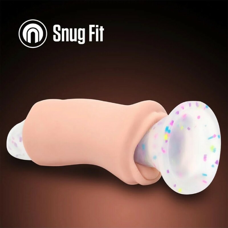 Мастурбатор-рот Blush Candi бежевий, 13.3 х 5 см - Зображення 7