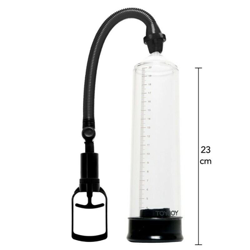 Вакуумна помпа для члена Toy Joy Power Pump механічна, чорна, 23 х 5.5 см