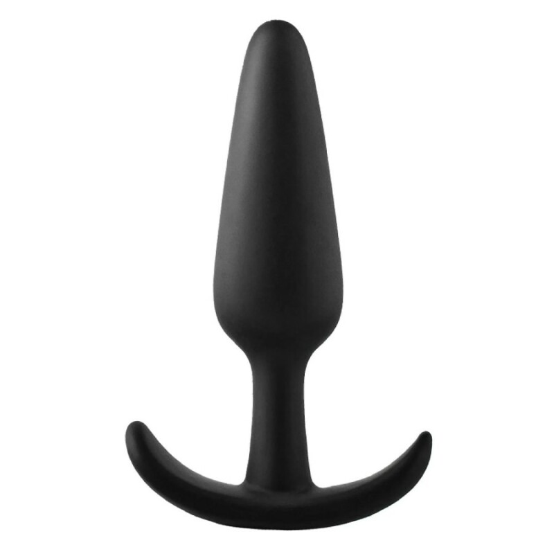 Анальна пробка Dreamtoys Smooth Large чорна, 11.5 х 2.9 см