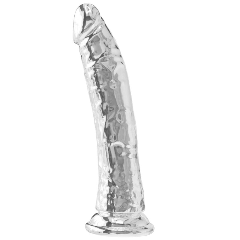 Фалоімітатор реалістичний Toy Joy Clear на присосці, прозорий, 24 х 4.5 см