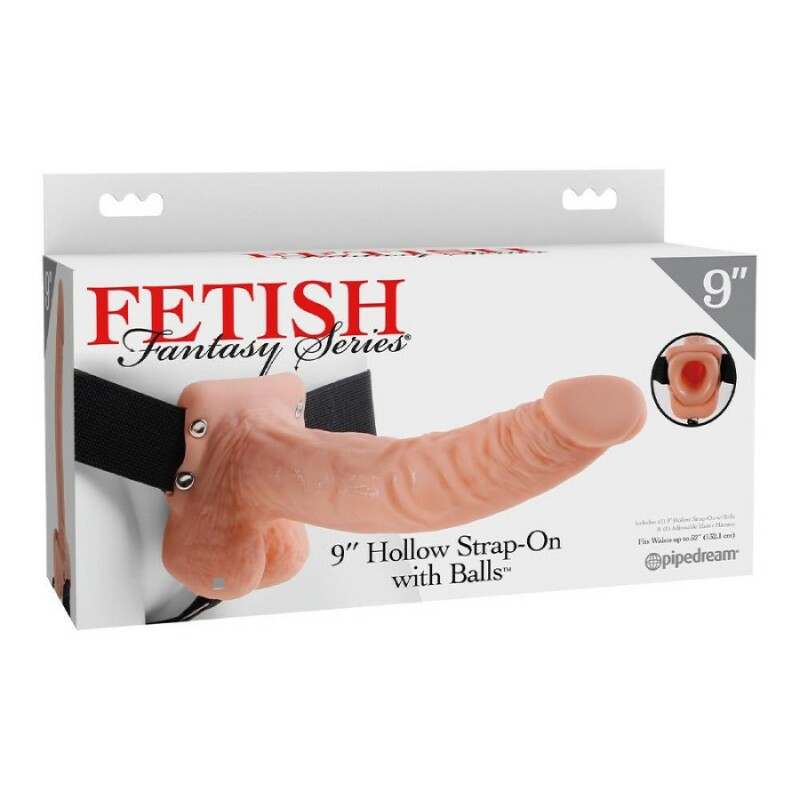 Фалопротез Pipedream Fetish Fantasy на ремінцях, бежевий, 24 х 4.6 см